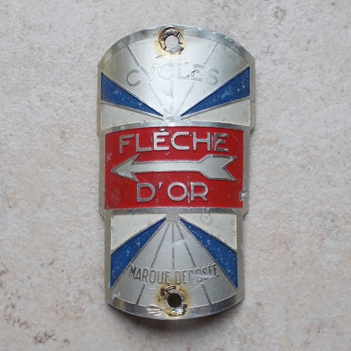 Ancienne plaque vélo - ancienne,