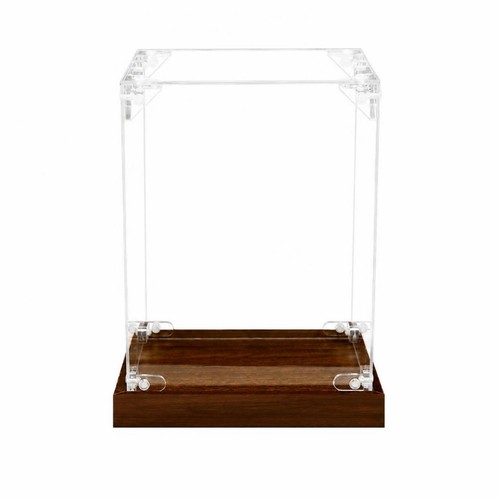 Vitrine avec socle bois - socle, en