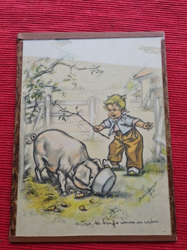 Grande gravure ancienne - gravure,