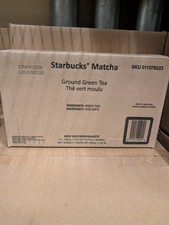 STARBUCKS 6 BAGSMATCHAGROUND GREEN TEA POWDER 3.53 OZ March 2026 unsweetened 