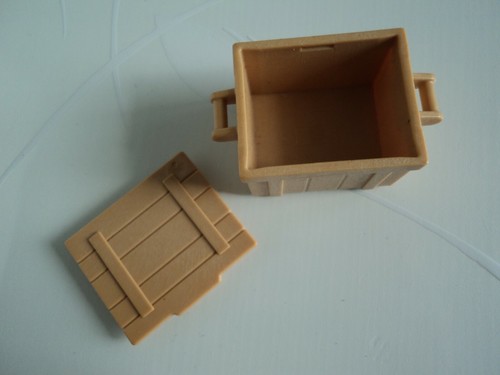 Playmobil caisse beige western - playmobil,