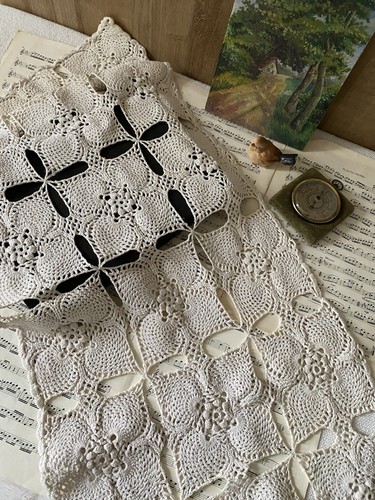 Grand napperons ancien - grand, crochet