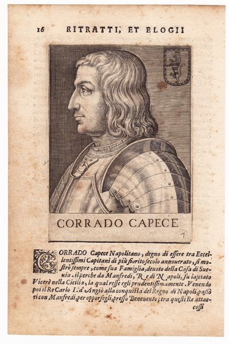 Portrait xviie corrado capece - xviie,