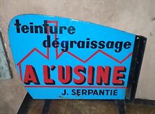 J. Serpentié Double Sided Factory Degreasing Dye Enamel Canvas Plate 