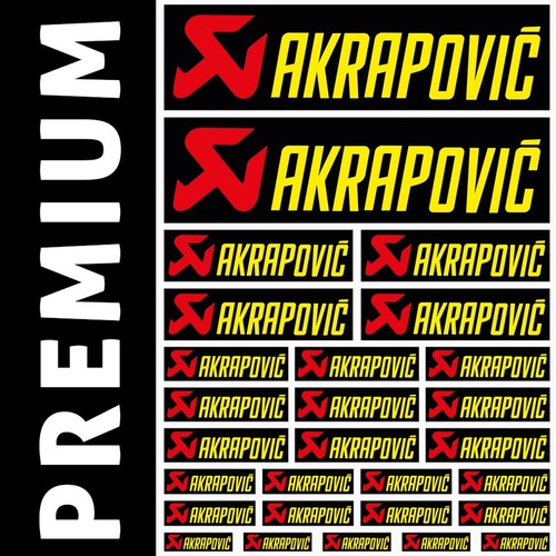 Akrapovic 28 stickers - akrapovic,