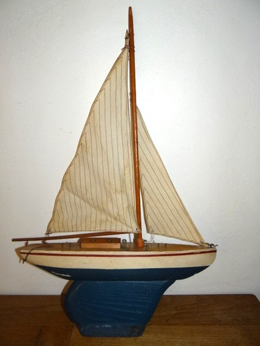 Ancien voilier bassin - ancien, de