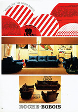 advertising 0523 1972 Roche-Bobois young line sofas armchairs