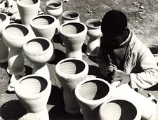 OLD PHOTOGRAPH 1968 MAGHREB MOROCCO SAFI YOUNG POTTER