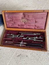 Trousse Dessin Technique. Coffret Ancien Guy Rousseau 1935-1950.