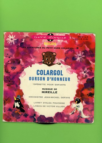 Livre disque colargol ourson - disque,