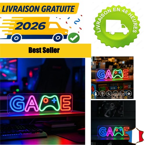Enseigne led zyntek pour - enseigne,