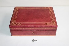 Ancien coffret boite en cuir