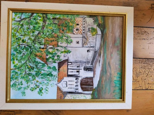 Tableau peinture encadré