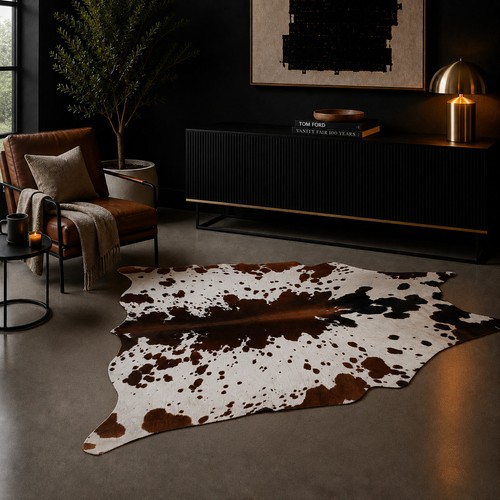 Tapis peau vache - de,