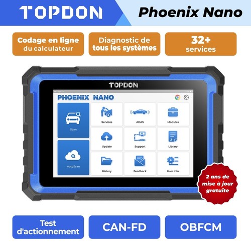Topdon phoenix nano appareil - topdon, nano-e