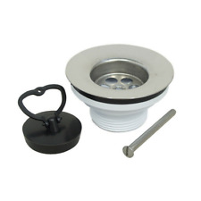 439701 Schläfer | Drain de lavabo Diamètre 63 mm pour salle de bain, cuisine,...