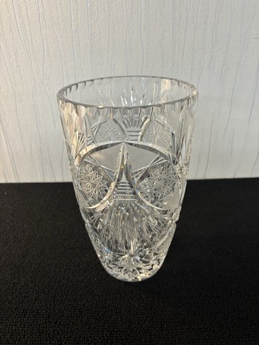 Bohemian crystal vase - bohemian,