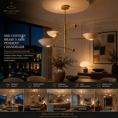 Lustre plafonnier italien - , en