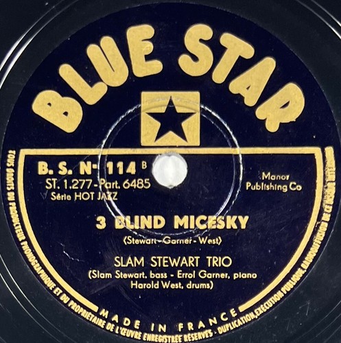 Slam stewart trio - slam, skip