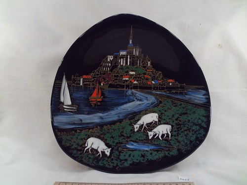 Assiette longwy émaux sur - assiette,