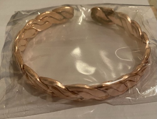 Bracelet manchette tressé - , en
