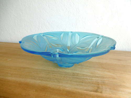 Vasque luminaire bleu - vasque, art