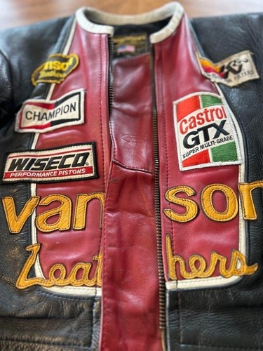 Veste course cuir - cuir, pour