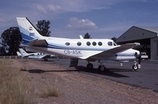 ORIGINAL 35mm Aircraft Slide C9-ASK Beechcraft C90 King Air 1992 #8466