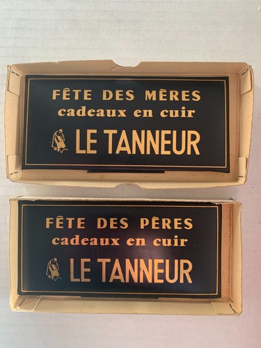 Lot tableautins cuir vintage - tableautins,