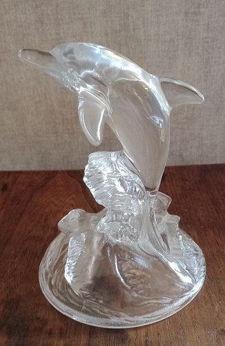 Figurine dauphin cristal - en,