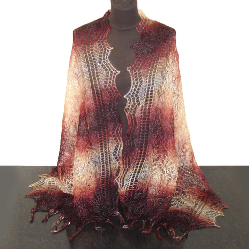 Pashmina tricotée duvet de - pashmina, en