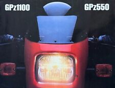 1981 Kawasaki GPz550 GPz1100 4-page brochure-literature GPZ 550 1100 OEM