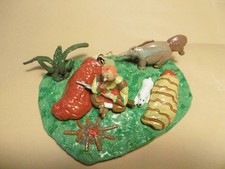 figurines Tintin en plomb / Le temple du soleil