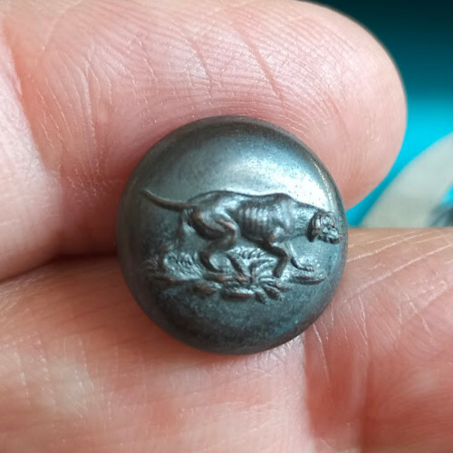 Ancien bouton chasse - ancien,