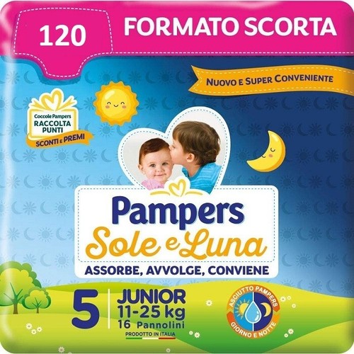 Pampers soleil lune couches - pampers,