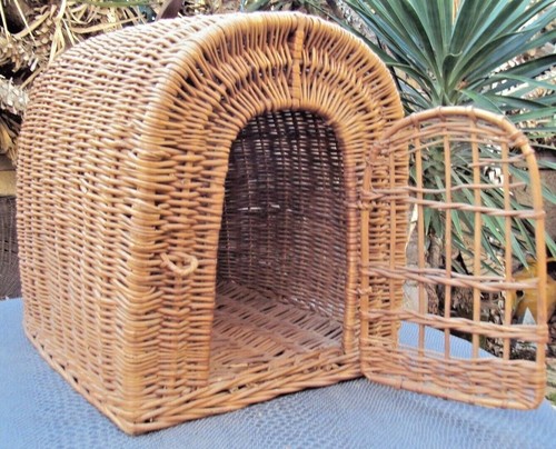 ancien Joli panier à chat en
