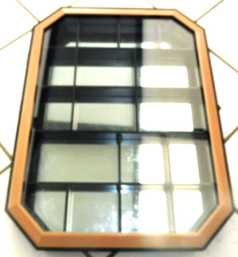 Vitrine murale glace - vitrine, fond