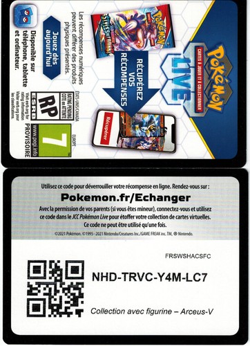 Code online tcg pokemon - x1,