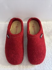 New Giesswein Vent Wool Slippers US 8.5, EUR 39 RED (Unisex)