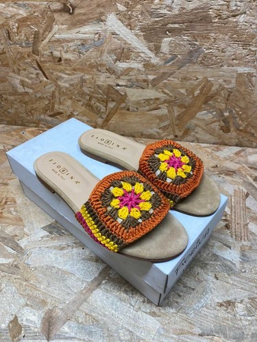 Mules fiorina crochet - mules,