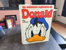 EDI MONDE WALT DISNEY LIVRE  BD LES AVENTURES EXPLOSIVES DE DONALD 1975 271 PAGE