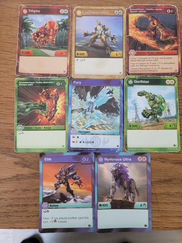 Lot cartes jeu - cartes, bakugan