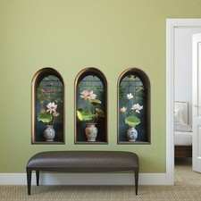 Lot de 3 Stickers Muraux