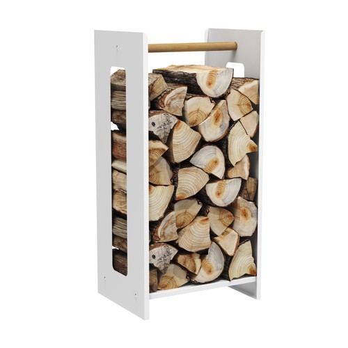 étagère bois foyer en - À, de