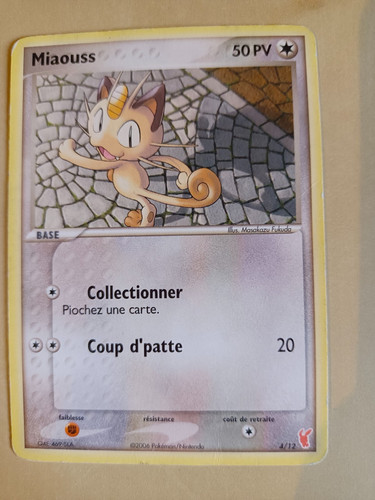 Carte pokémon miaouss 12 - pokémon, 4/12