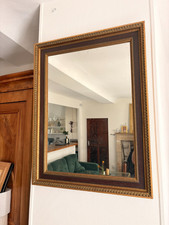 Miroir Murale Rectangle Doré