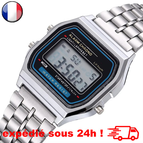 91w montre numérique - wr, f-91w-1d