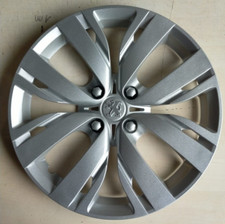 LOT DE 4 ENJOLIVEURS PEUGEOT 208 DU 2012 pour JANTES 15" avec logo