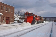 DM Original Slide - CP Canadian Pacific Plow Extra 4230 Brnville Jct ME 1978 RMT