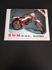 1978 SWM TRIAL 125 MOTORCYCLE 1970's VINTAGE AD AD